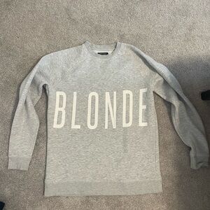 Brunette The Label Light Gray Sweatshirt
